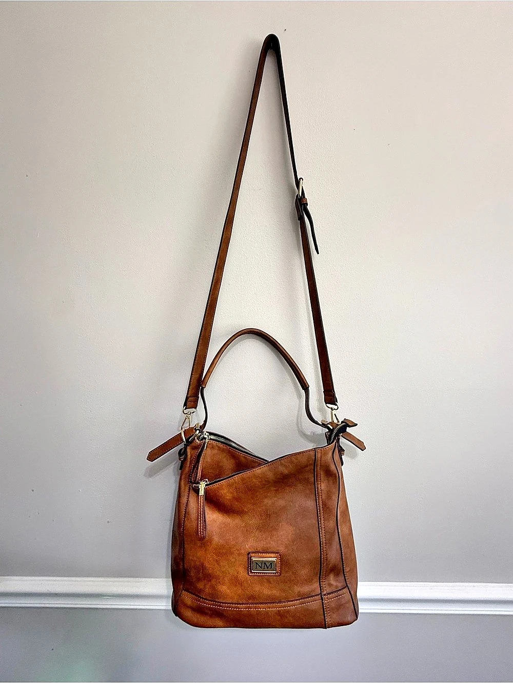 Danbury Mint by Jose Hess Leather Shoulder Bag - Picture 2 of 10